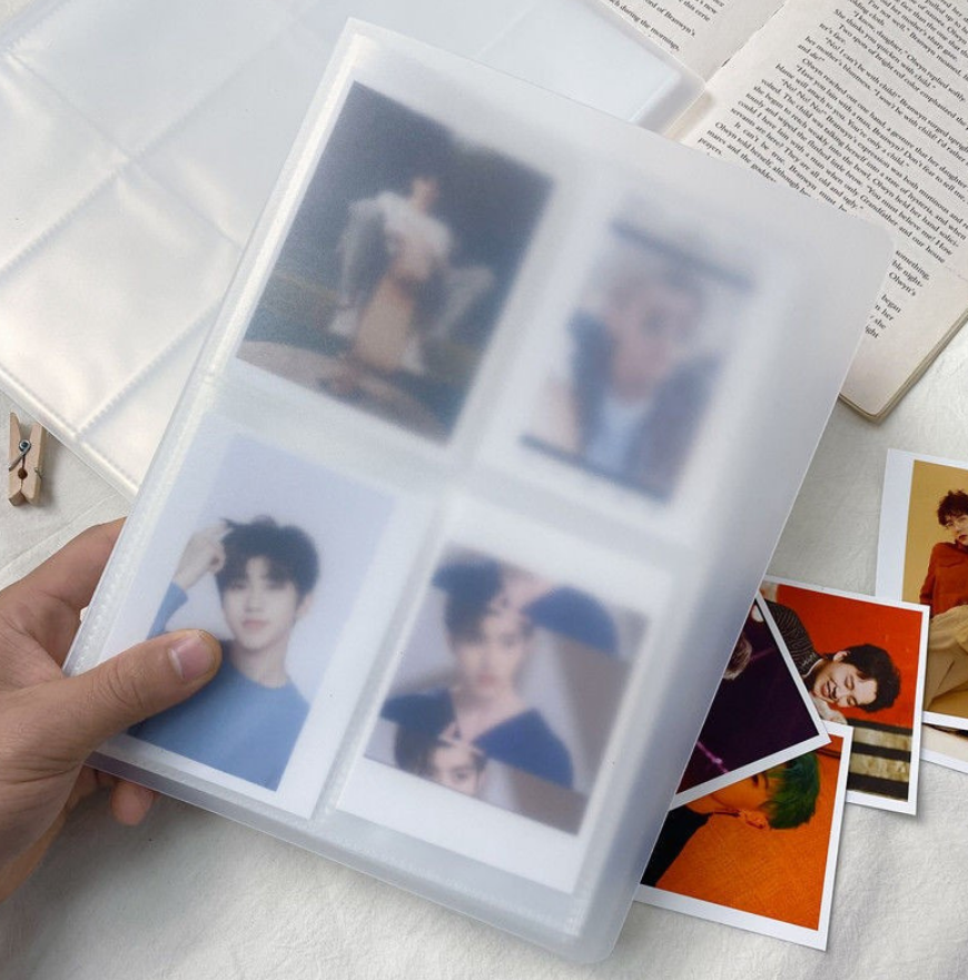 Белый альбом для коллекционных карточек 4 сетки (1 шт)