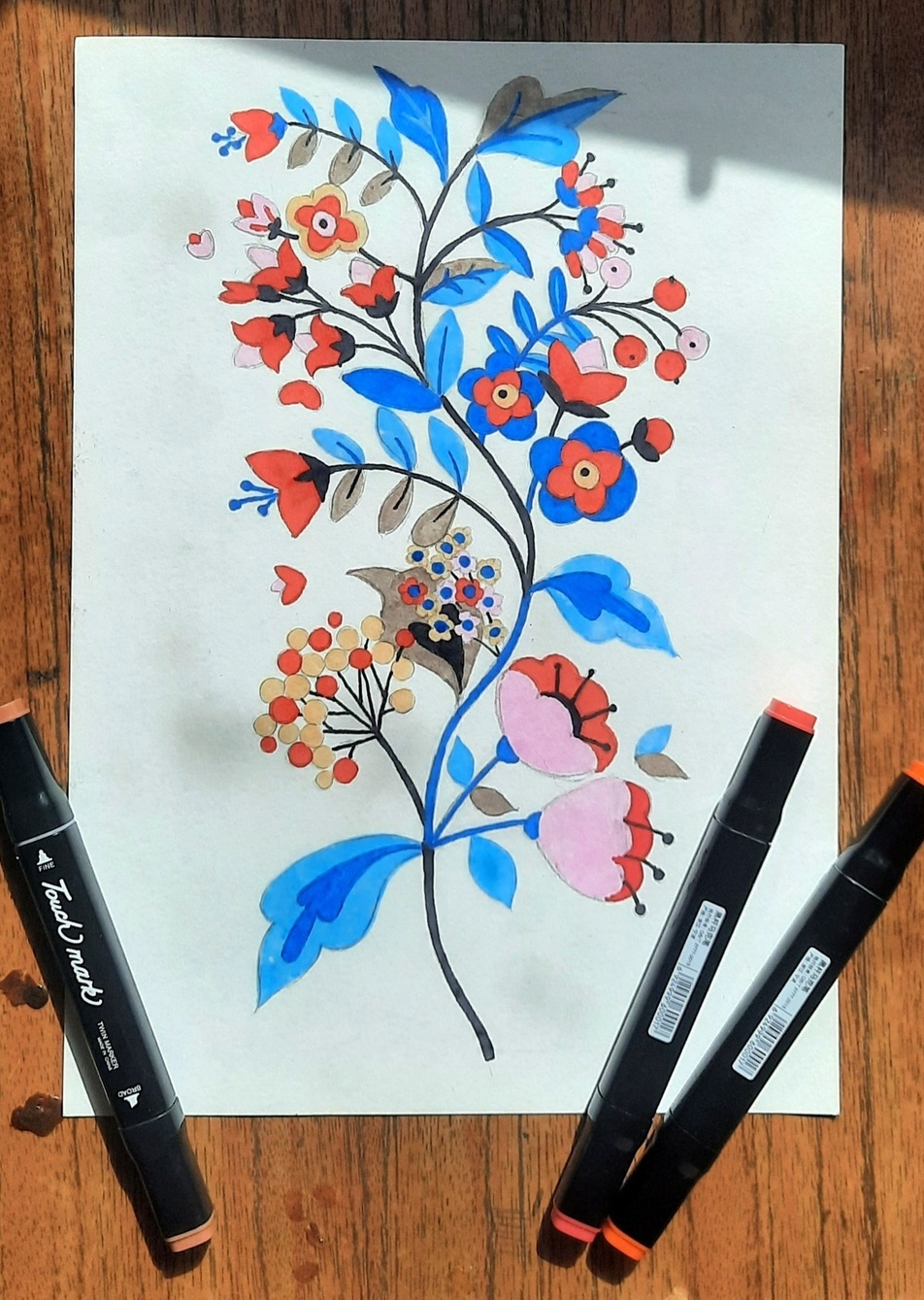 Скетчинг на бумаге